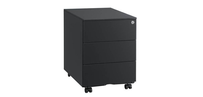 Pack 1 + 1 free mobile drawer cabinet metal Bruneau 3 drawers 