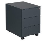 Mobile drawer unit metal Excellens - 3 drawers