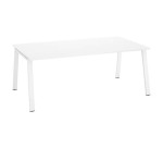 Scrivania direzionale Ecla gambe in metallo