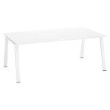 Office manager ECLA L 200 x D 100 cm metal base