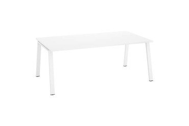 Office manager ECLA L 200 x D 100 cm metal base