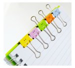 Pince double clip Emojis 19mm Rapesco couleurs assorties - Boîte de 80