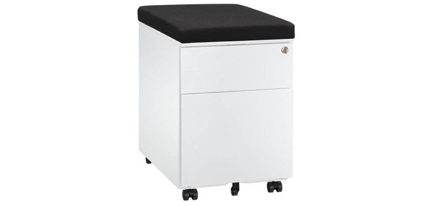 Caisson mobile métal Bruneau avec coussin
