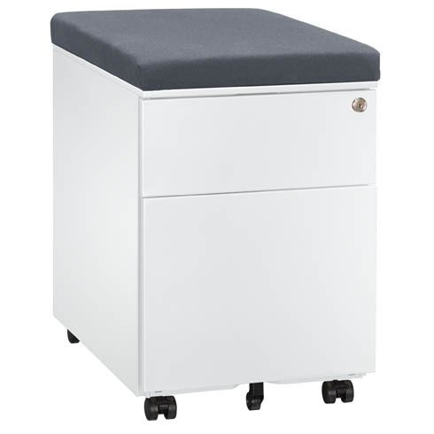 Caisson mobile métal Bruneau avec coussin