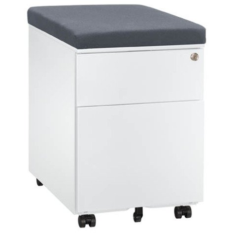 Caisson mobile métal Bruneau avec coussin