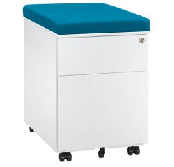 Caisson mobile métal Bruneau avec coussin