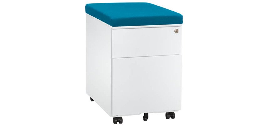 Caisson mobile métal Bruneau avec coussin