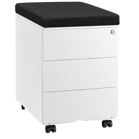 Caisson mobile métal Bruneau avec coussin