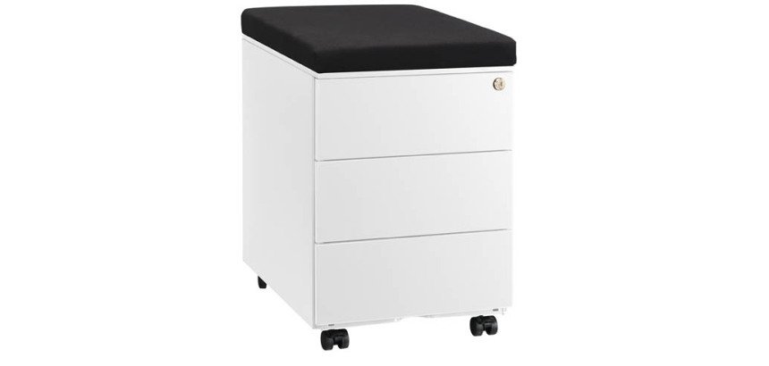 Caisson mobile métal Bruneau avec coussin