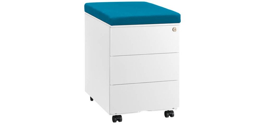 Caisson mobile métal Bruneau avec coussin