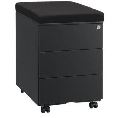 Caisson mobile métal Bruneau avec coussin