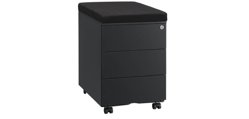 Caisson mobile métal Bruneau avec coussin