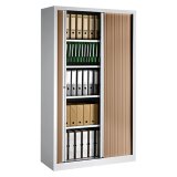 Armoires à rideaux Eco-conçue Décor Monobloc H 198 x L 100