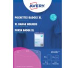 Badge géant Avery sans lacet 148 x 105 mm - Boîte de 50