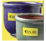 Etiqueta ultra resistente láser Avery L6111-20 210 x 297 mm Amarillo - Paquete de 20