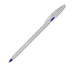 Stylos bille Bic Cristal Renew rechargeable à capuchon pointe 1 mm - éciture moyenne