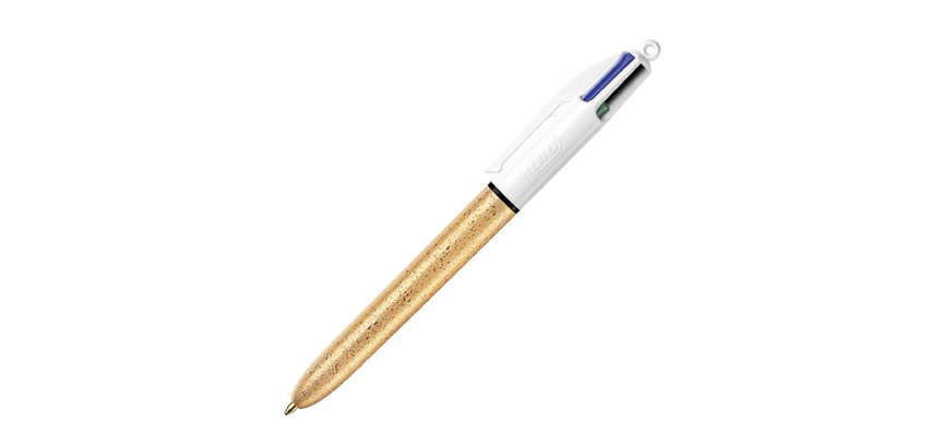 Kugelschreiber Bic 4 Farben Festif einschnappbar Punkt 1 mm - medium Linie