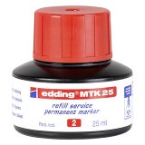 Recharge pour marqueur permanent Edding MTK 25 rouge