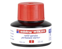 Recharge pour marqueur permanent Edding E21 25 ml - Rouge