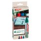 Rotuladores permanentes recargables Ecoline edding E21 - Paquete de 4 colores surtidos