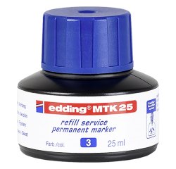 Recharge pour marqueur permanent Edding E21 - Flacon de 25 ml