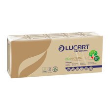 Pañuelos Lucart EcoNatural  4 capas - 10 paquetes