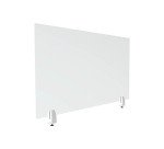 Ecran de protection plexiglass universel H 63 cm x L 80 - fixation par pinces