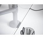 Ecran de protection plexiglass universel H 63 cm x L 80 - fixation par pinces