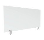 Ecran de protection plexiglass universel H 63 cm x L 120 - fixation par pinces