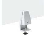 Ecran de protection plexiglass universel H 63 cm x L 120 - fixation par pinces