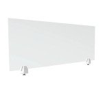 Ecran de protection plexiglass universel H 63 cm x L 140 - fixation par pinces