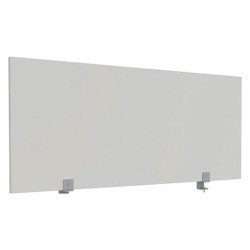 Écran de séparation KL bois antibactérien L 140 x H 60 cm - gris