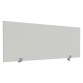 Écran de séparation B-Zen bois antibactérien H 60 cm - avec fixations couleur aluminium pour bureaux partagés
