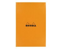 Schrijfblok Rhodia oranje 80 vellen geruit 5 x 5 n°19 formaat 21 x 31,8 cm