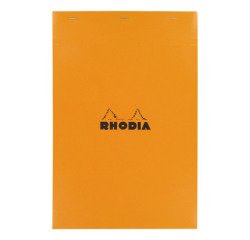 "Rhodia" desk pad, 210 x 318 mm, checked 5/5 (210 x cut 297 mm)