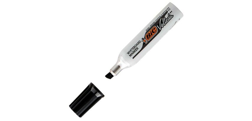 Marqueur effaçable Bic Velleda 1781 pointe biseautée de 3,2 à 4,5 mm