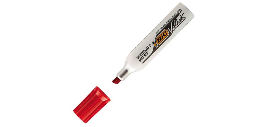 Marqueur effaçable Bic Velleda 1781 pointe biseautée de 3,2 à 4,5 mm