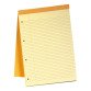 Bureaublokken Rhodia N°119 formaat A+ 21 x 31,8 cm geperforeerd 4 gaten geel gelijnd 80 vellen