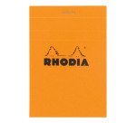 Bloc bureau Rhodia N°12 format 8,5 x 12 cm petits carreaux 80 feuilles