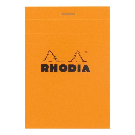 Bloc bureau Rhodia N°12 format 8,5 x 12 cm petits carreaux 80 feuilles