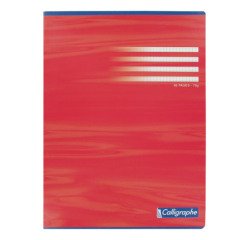 Cahier piqué Calligraphe A4+ 24 x 32 cm petits carreaux 96 pages