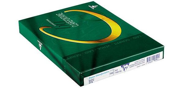 Riem 250 bladen Clairefontaine 100g A4 gevergeerd ivoor