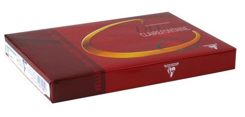 Riem 250 bladen Clairefontaine 100g A4 velijn ivoor