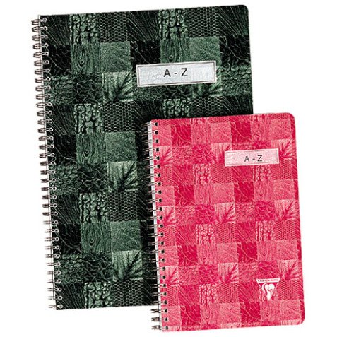 Répertoire spirales Aurora Clairefontaine A5 14,8 x 21 cm - petits carreaux - 192 pages