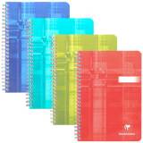 Notebook spiral binding 148x210 mm 180 pages ruled Clairefontaine