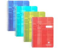 Notebook spiral binding 148x210 mm 180 pages ruled Clairefontaine