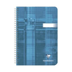 Cahier spirales Clairefontaine Metric A5 14,8 x 21 cm petits carreaux 180 pages