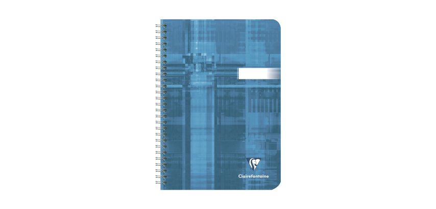 Spiraalschrift Clairefontaine 148 x 210mm - geruit  5x5 - 180 pagina's