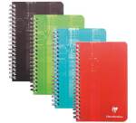 Carnet spirale Clairefontaine 11 x 17 cm - petits carreaux - 180 pages