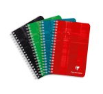 Carnet spirales Clairefontaine 11 x 17 cm - petits carreaux - 180 pages